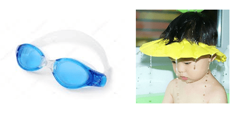 goggles and bath visor