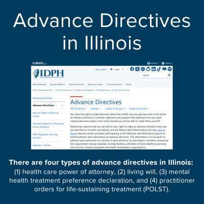 Advance directives in Illinois