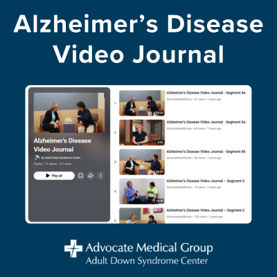 Alzheimer's disease video journal