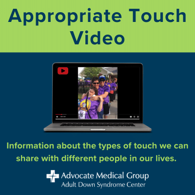 Appropriate touch video - information about the types of touch we can share with different people in our lives