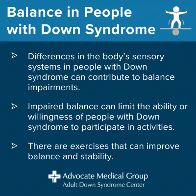 Balance in people with Down syndrome