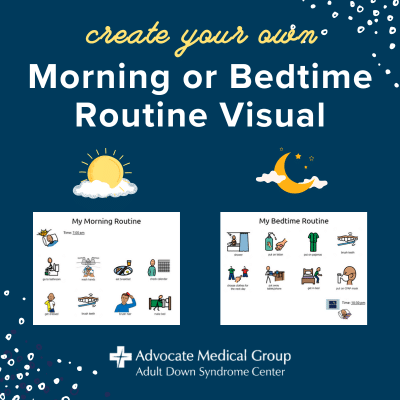 Create your own morning or bedtime routine visual