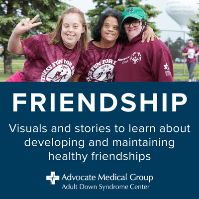 Friendship - visuals and stories to learn about developing and maintaining healthy friendships.
