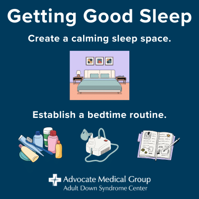 Getting good sleep. Create a calming sleep space. Establish a bedtime routine.