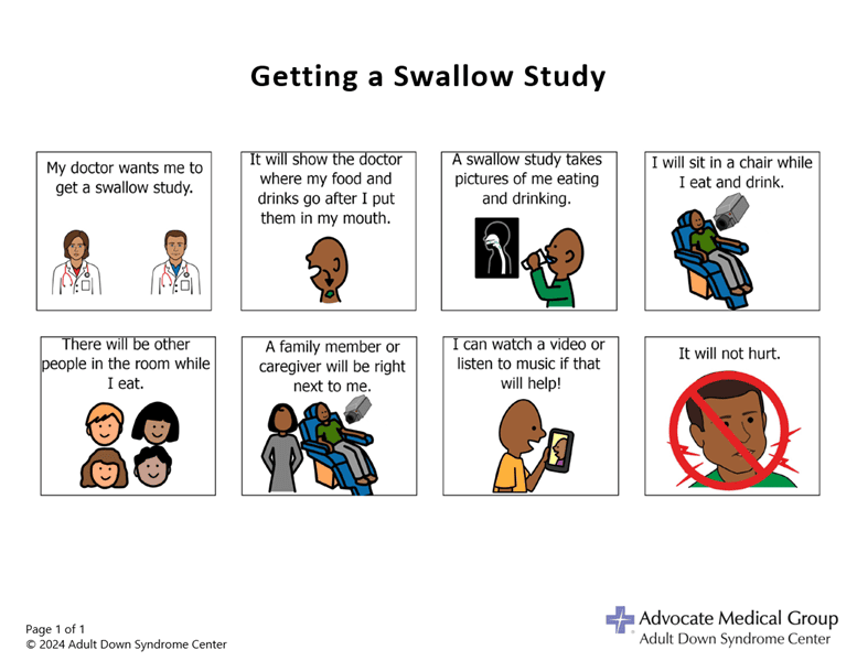 Getting a swallow study darker skin