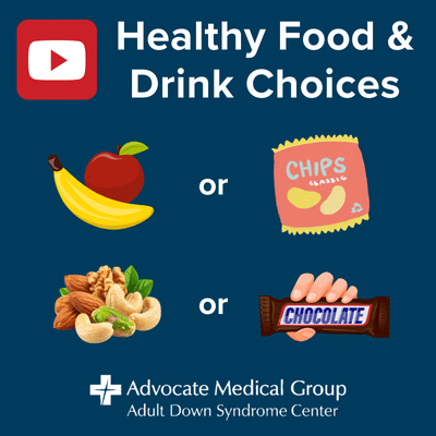 Healthy food and drink choices