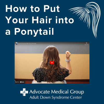 How to put your hair into a ponytail