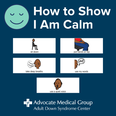 How to show I am calm