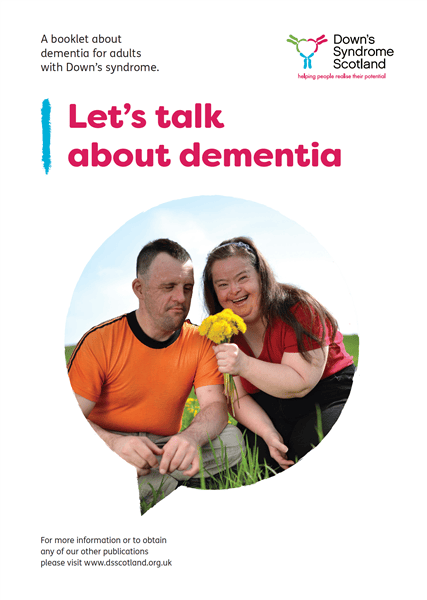Let's talk about dementia booklet