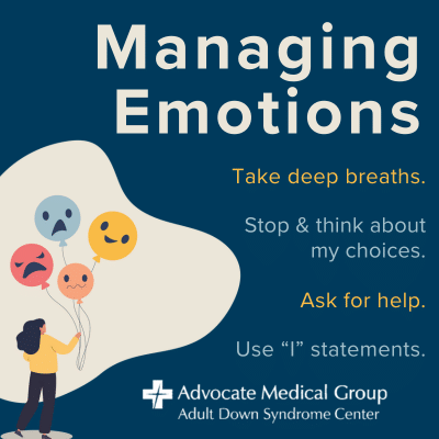 Managing emotions. Take deep breaths. Stop and think about my choices. Ask for help. Use "I" statements.