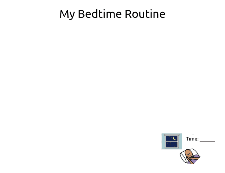 My_bedtime_routine_template