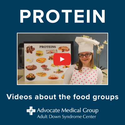 Protein. Videos about the food groups.