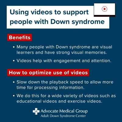 Using videos to support people with Down syndrome