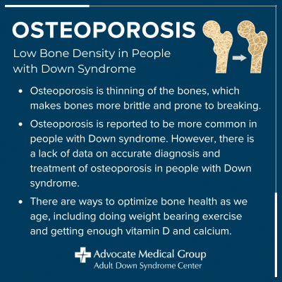 Osteoporosis in people with Down syndrome