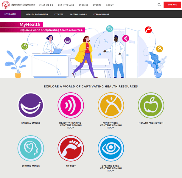 Special Olympics MyHealth Hub