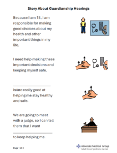 Story about guardianship hearings