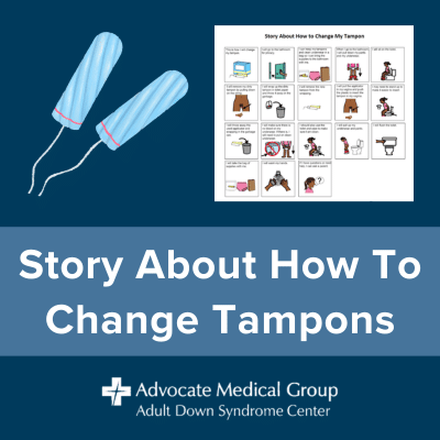 Story about how to change tampons
