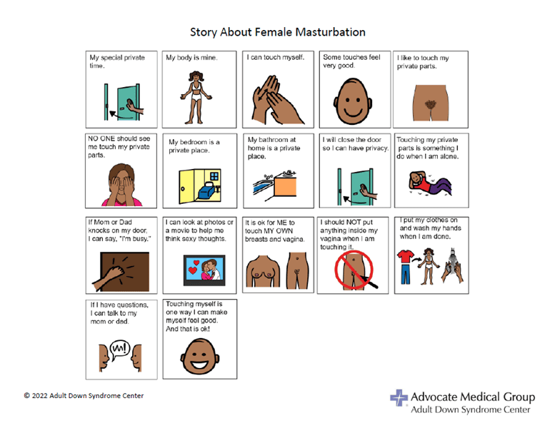 Story about female masturbation dark skin
