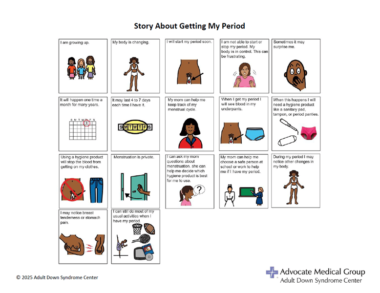 Story about getting my period with woman with darker skin