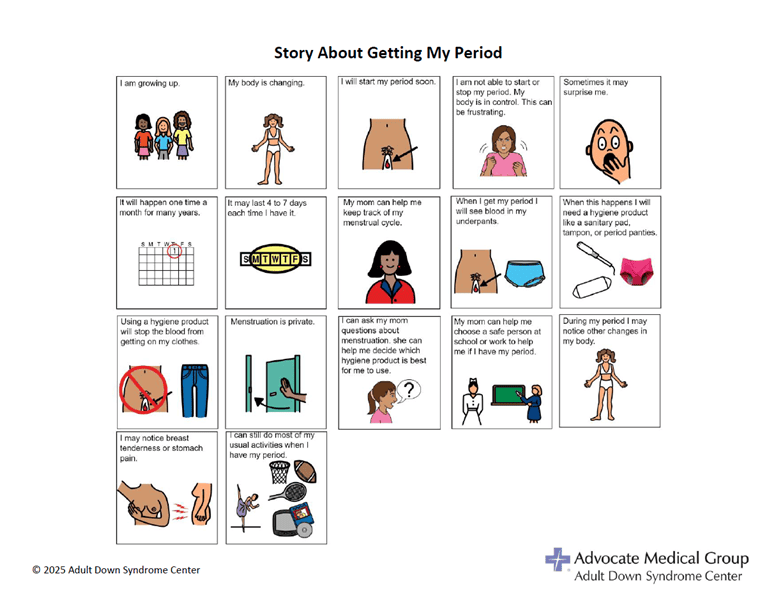 Story about getting my period with woman with lighter skin