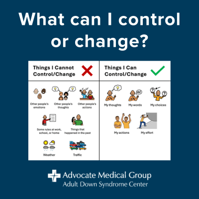 What can I control or change?