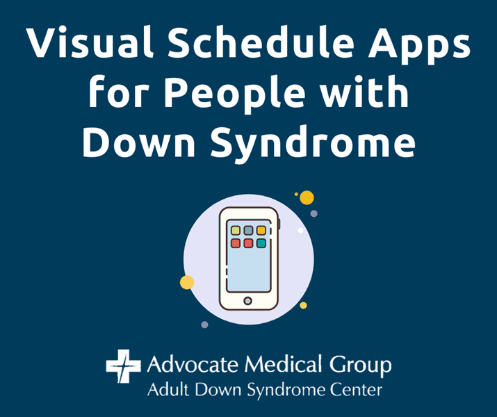 Visual schedule apps for people with DS