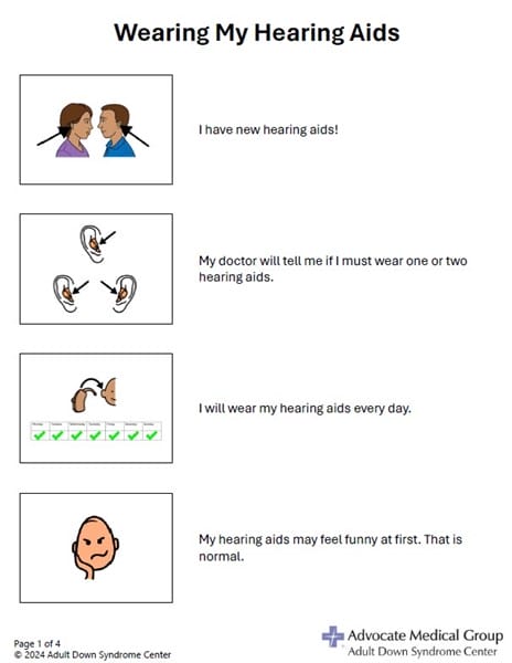 Wearing my hearing aids story