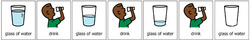 Drinking a glass of water, male, dark skin