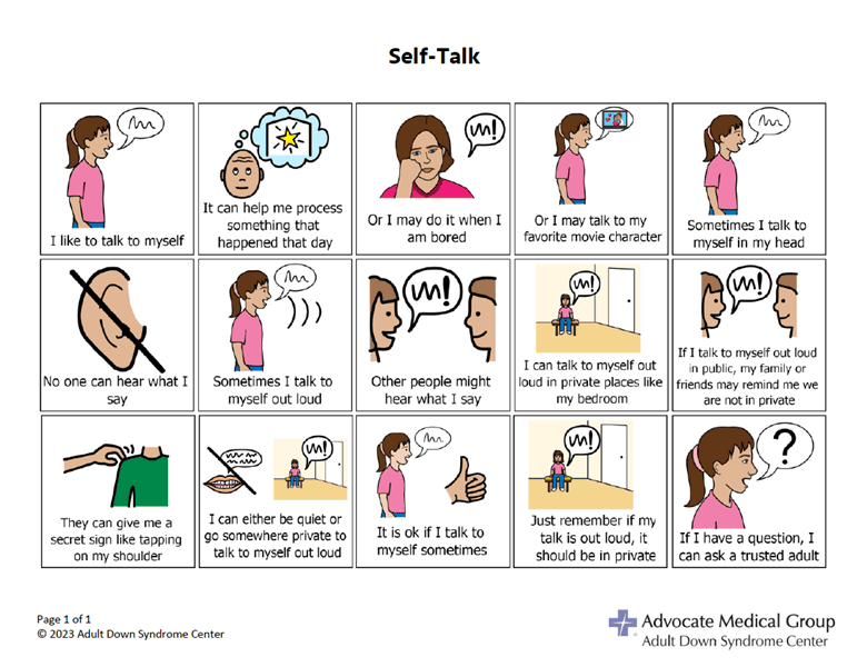 Self-talk, woman, light skin tone