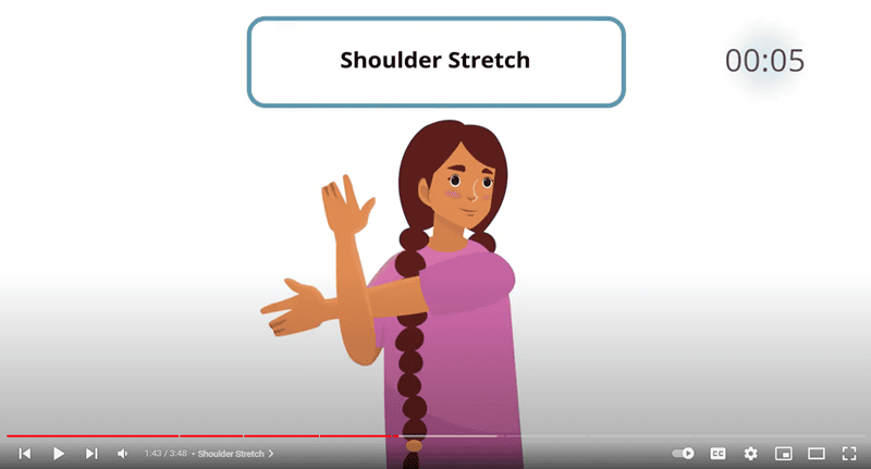 Soothing stretch video
