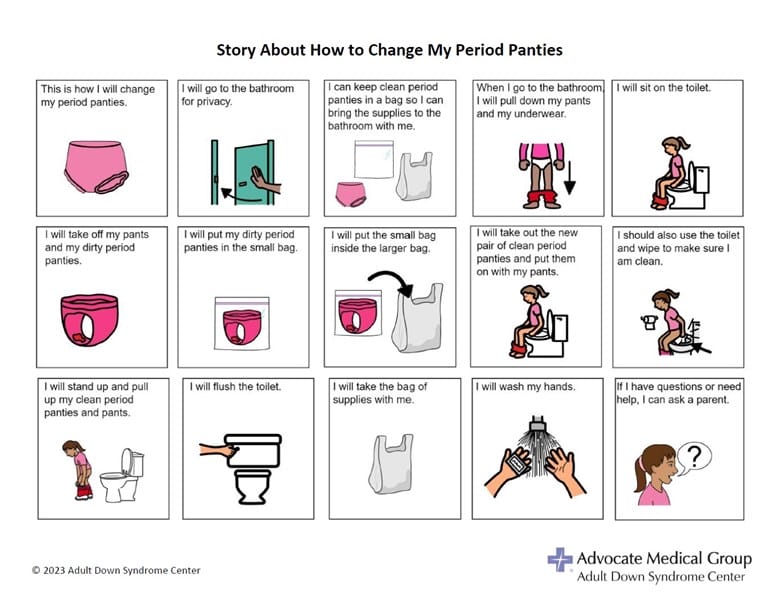 Story about how to change my period panties