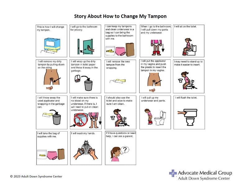 Story about how to change my tampon