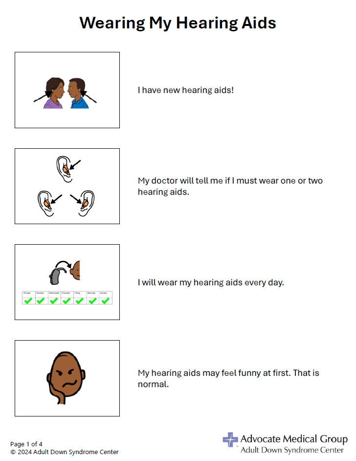 Wearing my hearing aids story